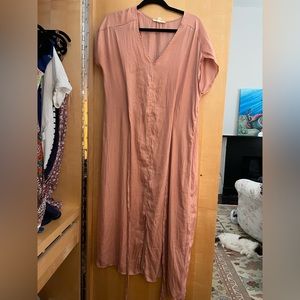 Grade and Gather pink maxi dress